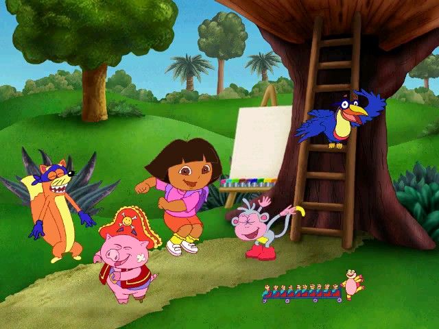 Dora the Explorer Lost City Adventure Microsoft Windows PC CD-PC Gamez USA