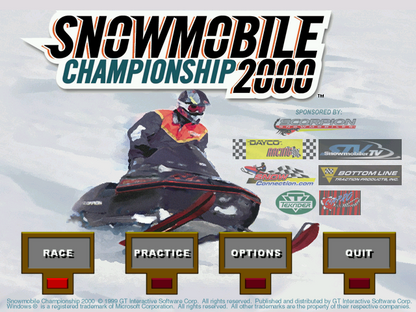 Snowmobile Championship 2000 Microsoft Windows PC CD-PC Gamez USA