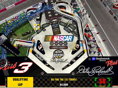 3-D Ultra NASCAR Pinball Microsoft Windows PC CD-PC Gamez USA