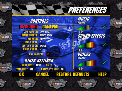 3-D Ultra NASCAR Pinball Microsoft Windows PC CD-PC Gamez USA