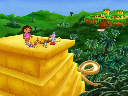 Dora the Explorer Lost City Adventure Microsoft Windows PC CD-PC Gamez USA
