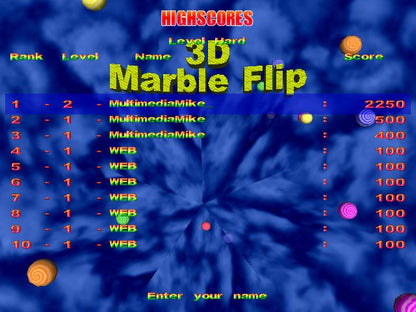 3D Marble Flip Microsoft Windows PC CD-PC Gamez USA