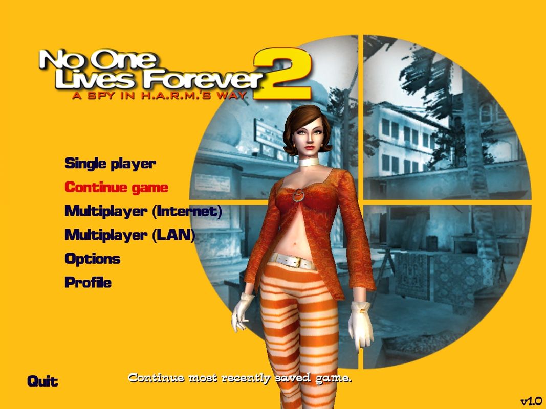 No One Lives Forever 2 A Spy in H.A.R.M.'s Way Disc 1-2 Microsoft Windows PC CD-PC Gamez USA