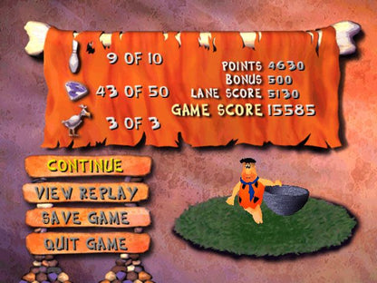 The Flintstones Bedrock Bowling Microsoft Windows PC CD-PC Gamez USA