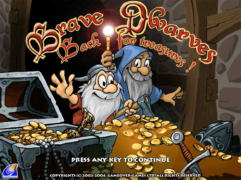 Brave Dwarves Back For Treasure Microsoft Windows PC CD-PC Gamez USA