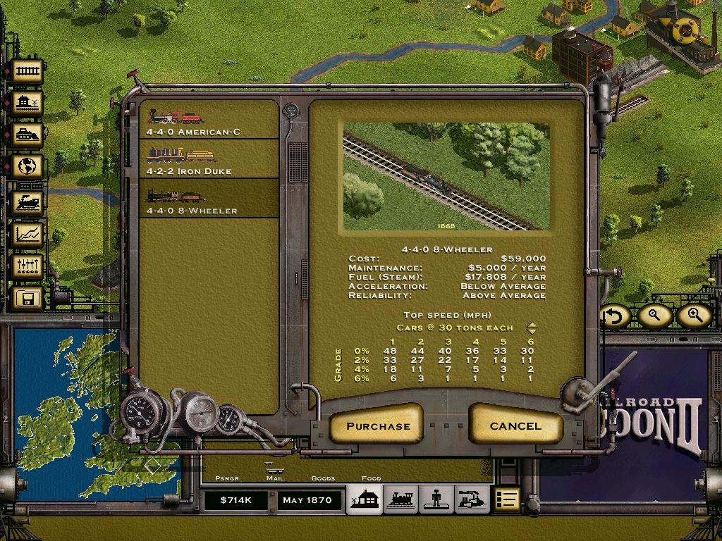 Railroad Tycoon II Microsoft Windows PC CD-PC Gamez USA