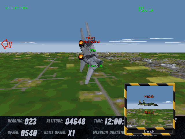 Top Gun Fire at Will! Disc 1-2 Microsoft Windows PC CD-PC Gamez USA