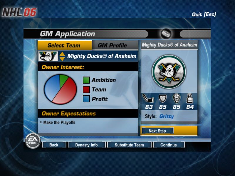 NHL 06 Microsoft Windows PC CD-PC Gamez USA