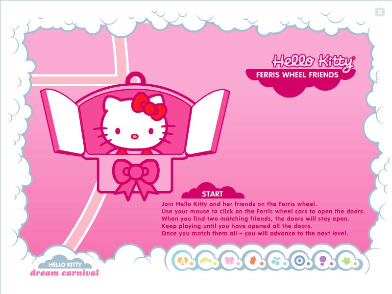 Hello Kitty Dream Carnival Microsoft Windows PC CD-PC Gamez USA