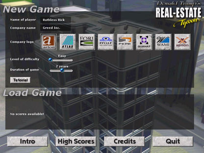 Donald Trump's Real Estate Tycoon Microsoft Windows PC CD-PC Gamez USA