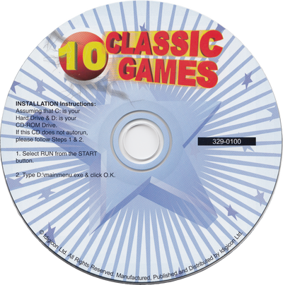 10 Brain Teaser Games Windows CD-Rom Microsoft Windows PC CD