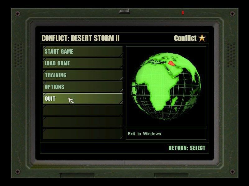 Conflict Desert Storm II - Back to Baghdad Disc 1-2 Microsoft Windows PC CD-PC Gamez USA