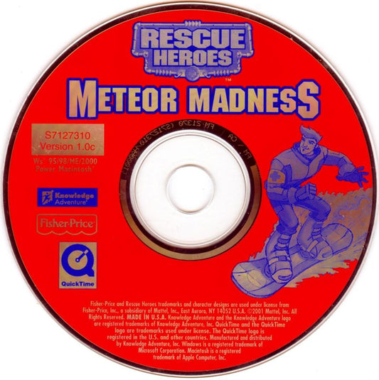 Rescue Heroes Meteor Madness Microsoft Windows PC CD-PC Gamez USA