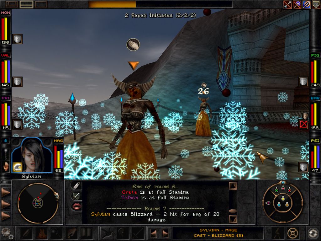 Wizardry 8 Disc 1-3 Microsoft WIndows PC CD-PC Gamez USA