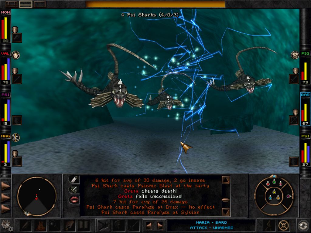 Wizardry 8 Disc 1-3 Microsoft WIndows PC CD-PC Gamez USA