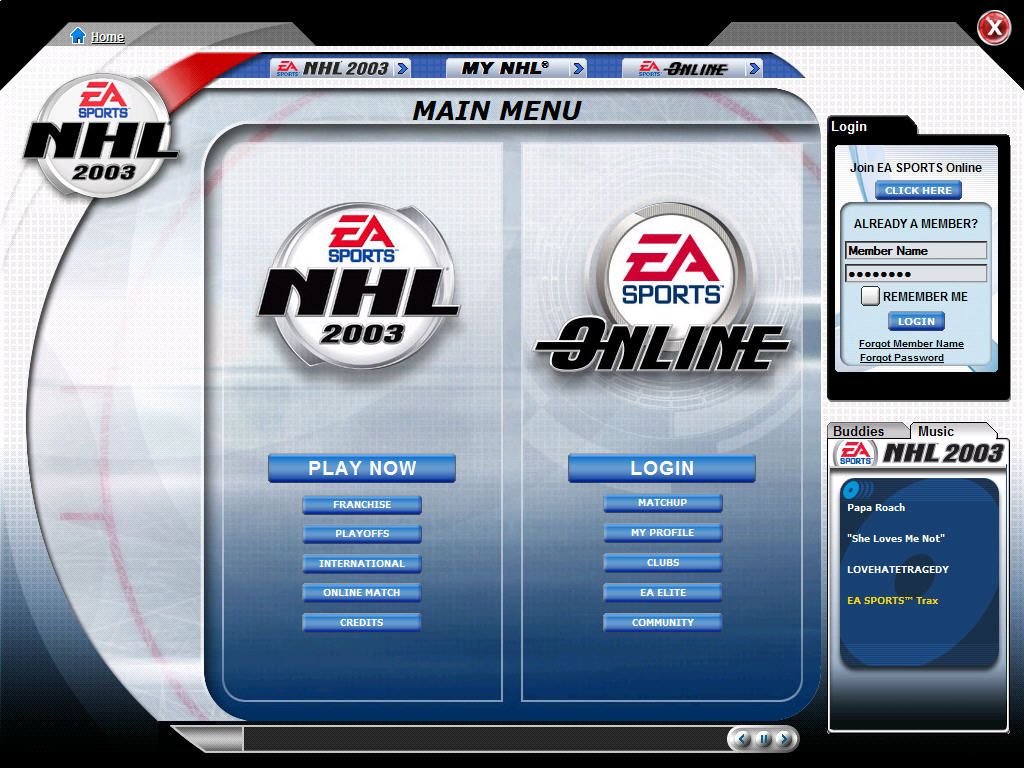 NHL 2003 Microsoft Windows PC CD-PC Gamez USA