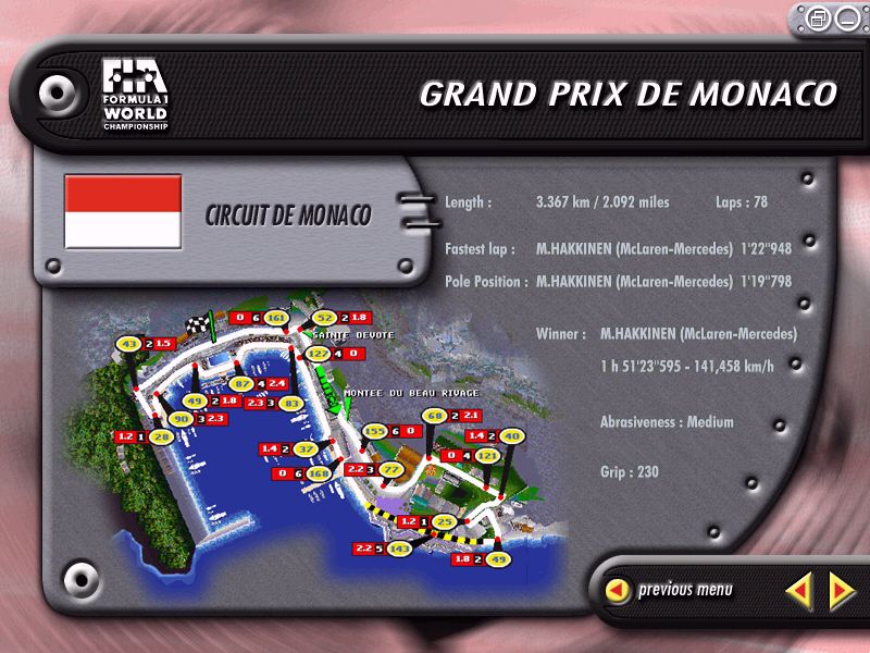 F1 World Grand Prix Microsoft Windows PC CD-PC Gamez USA