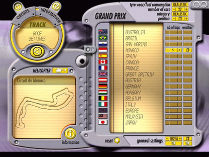 F1 World Grand Prix Microsoft Windows PC CD-PC Gamez USA