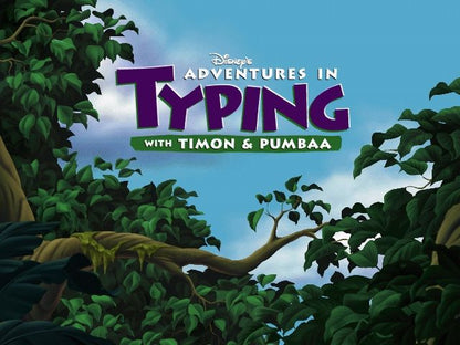 Adventures in Typing with Timon & Pumbaa Microsoft Windows PC CD-PC Gamez USA