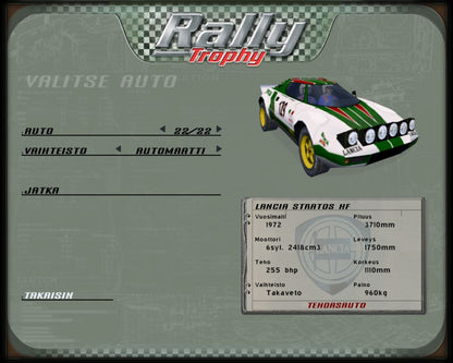 Rally Trophy Microsoft Windows PC CD-PC Gamez USA