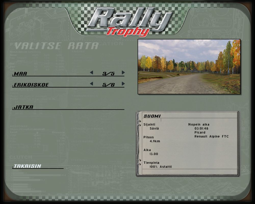 Rally Trophy Microsoft Windows PC CD-PC Gamez USA