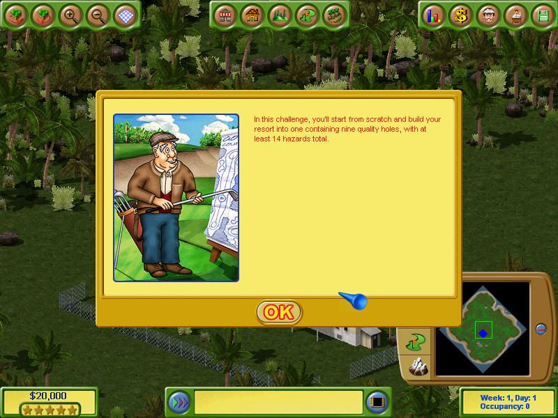 Golf Resort Tycoon II Microsoft Windows PC CD-PC Gamez USA