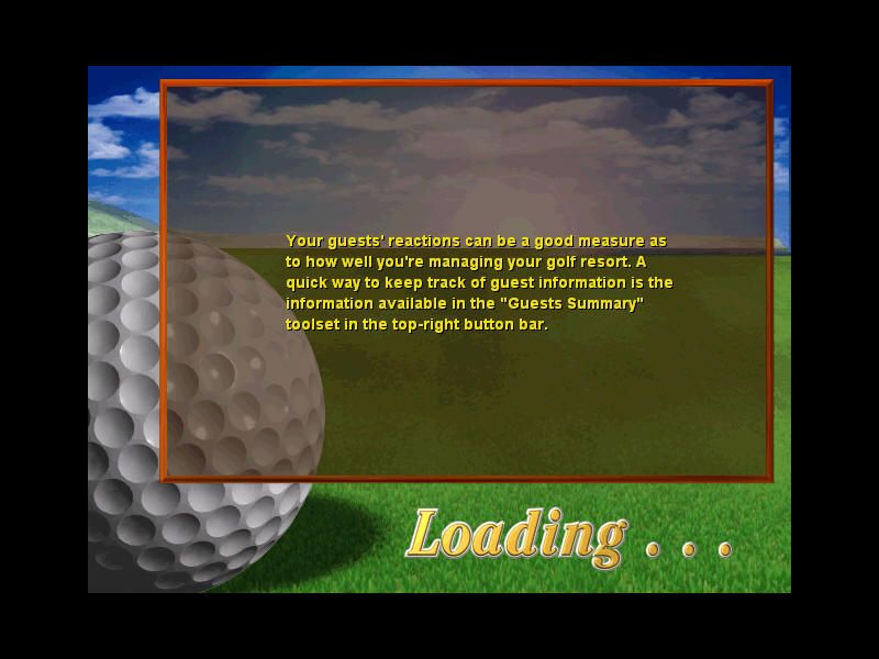 Golf Resort Tycoon II Microsoft Windows PC CD-PC Gamez USA
