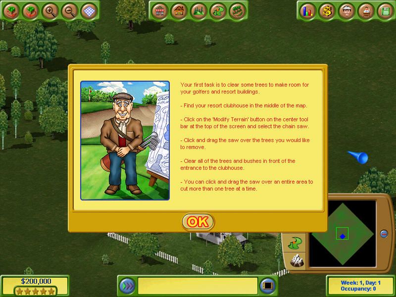 Golf Resort Tycoon II Microsoft Windows PC CD-PC Gamez USA