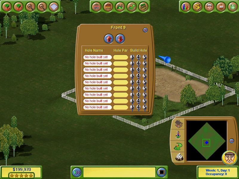 Golf Resort Tycoon II Microsoft Windows PC CD-PC Gamez USA