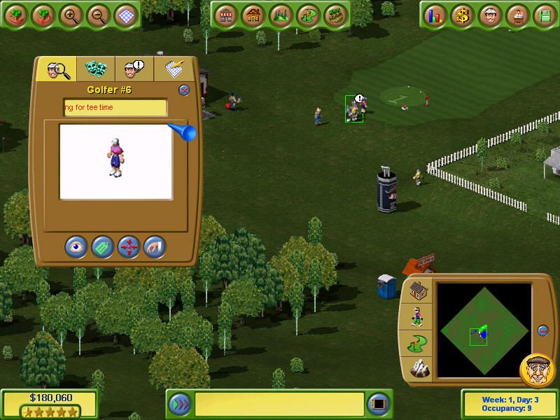 Golf Resort Tycoon II Microsoft Windows PC CD-PC Gamez USA