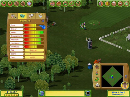 Golf Resort Tycoon II Microsoft Windows PC CD-PC Gamez USA