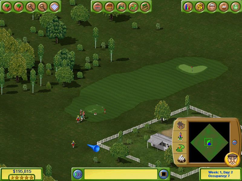 Golf Resort Tycoon II Microsoft Windows PC CD-PC Gamez USA
