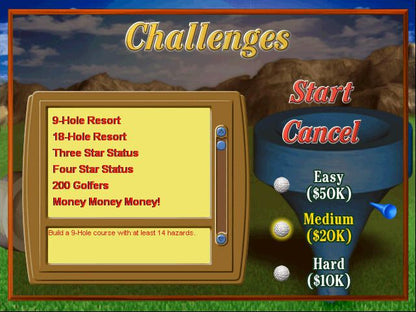Golf Resort Tycoon II Microsoft Windows PC CD-PC Gamez USA