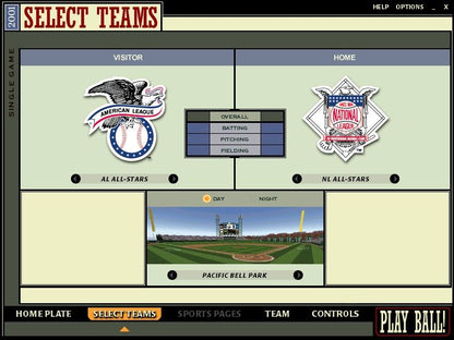 Microsoft Baseball 2001 Microsoft Windows PC CD-PC Gamez USA