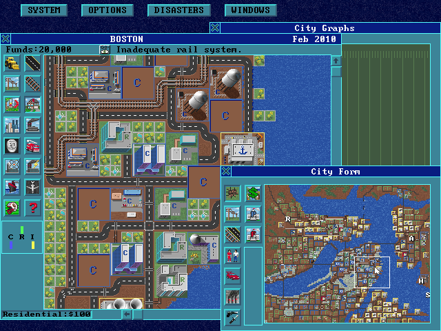 SimCity Enhanced CD-ROM Microsoft Windows PC CD-PC Gamez USA