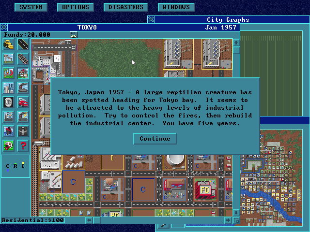 SimCity Enhanced CD-ROM Microsoft Windows PC CD-PC Gamez USA