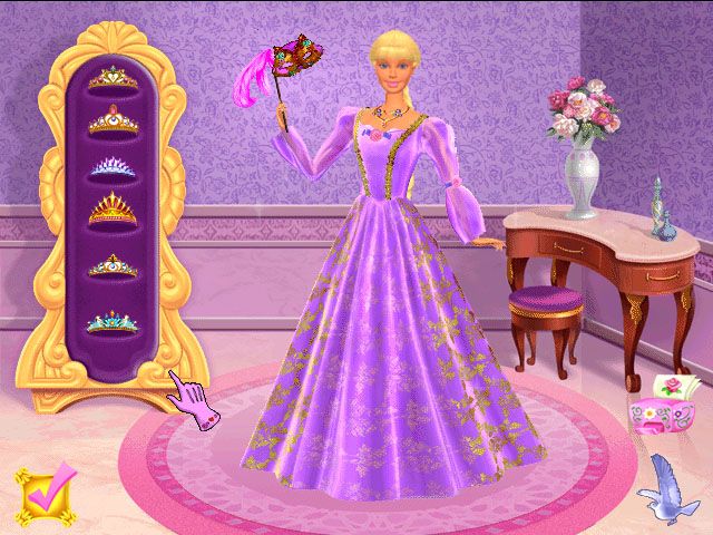 Barbie as Rapunzel A Creative Adventure Microsoft Windows PC CD-PC Gamez USA