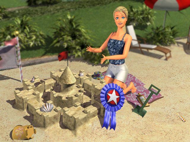 Barbie Beach Vacation Microsoft Windows PC CD-PC Gamez USA
