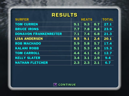 Kelly Slater's Pro Surfer Disc 1-2 Microsoft Windows PC CD-PC Gamez USA