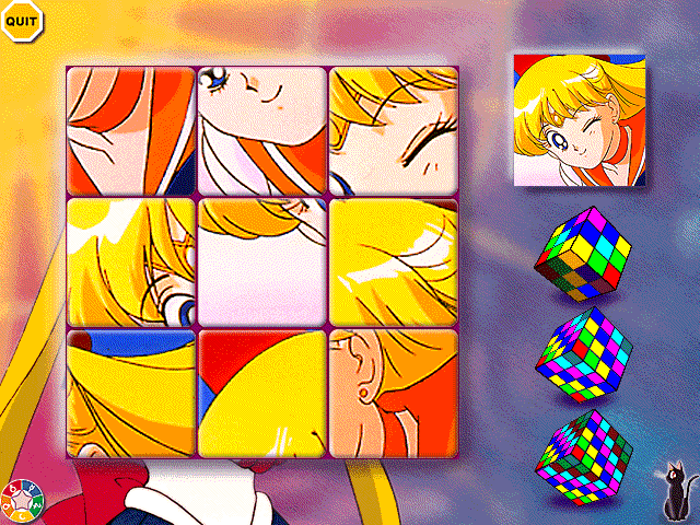 The 3D Adventures of Sailor Moon Microsoft Windows PC CD-PC Gamez USA