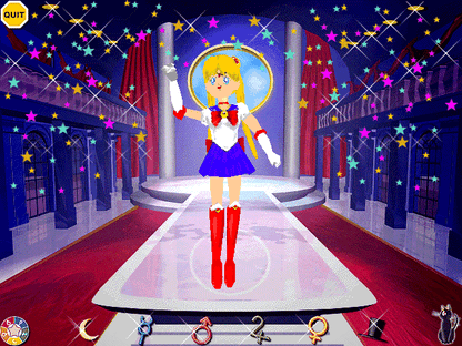 The 3D Adventures of Sailor Moon Microsoft Windows PC CD-PC Gamez USA