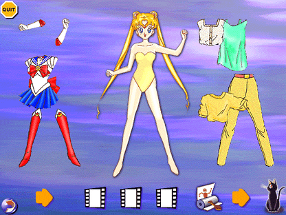 The 3D Adventures of Sailor Moon Microsoft Windows PC CD-PC Gamez USA