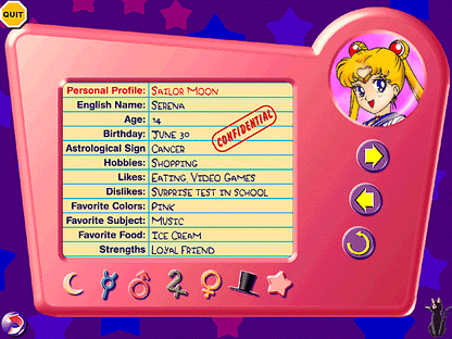 The 3D Adventures of Sailor Moon Microsoft Windows PC CD-PC Gamez USA