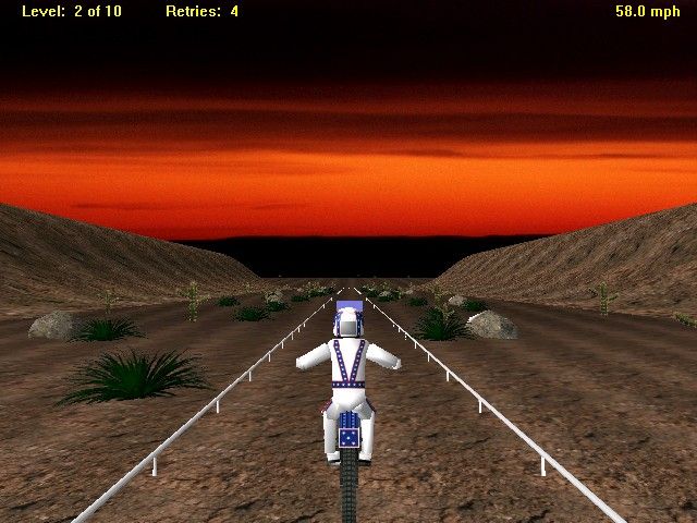 Evel Knievel Interactive Stunt Game Microsoft Windows PC CD-PC Gamez USA