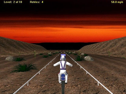 Evel Knievel Interactive Stunt Game Microsoft Windows PC CD-PC Gamez USA