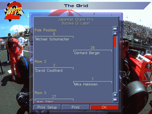 Grand Prix II Microsoft Windows PC CD-PC Gamez USA