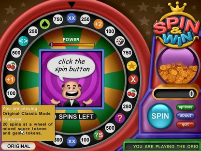 Spin-Win Microsoft Windows PC CD-PC Gamez USA