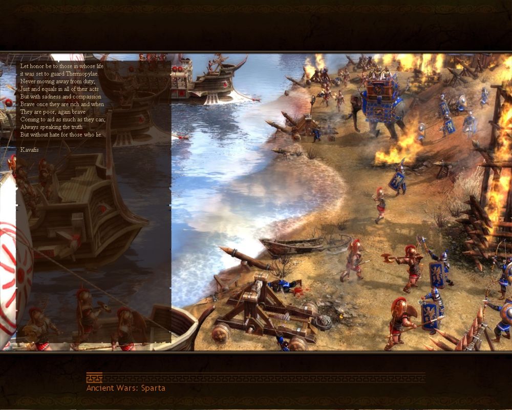 Eidos Ancient Wars Sparta Microsoft Windows PC CD-PC Gamez USA