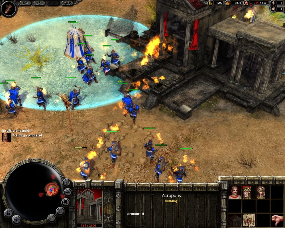 Eidos Ancient Wars Sparta Microsoft Windows PC CD-PC Gamez USA