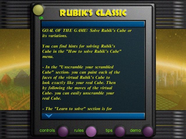 RUBIK'S GAMES Microsoft Windows PC CD-PC Gamez USA